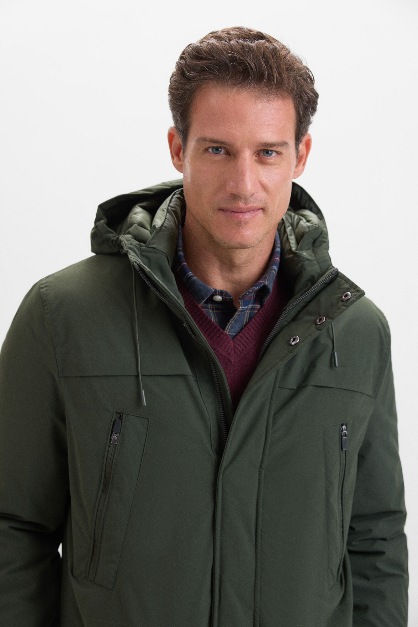 Cortefiel Parka cremalleras