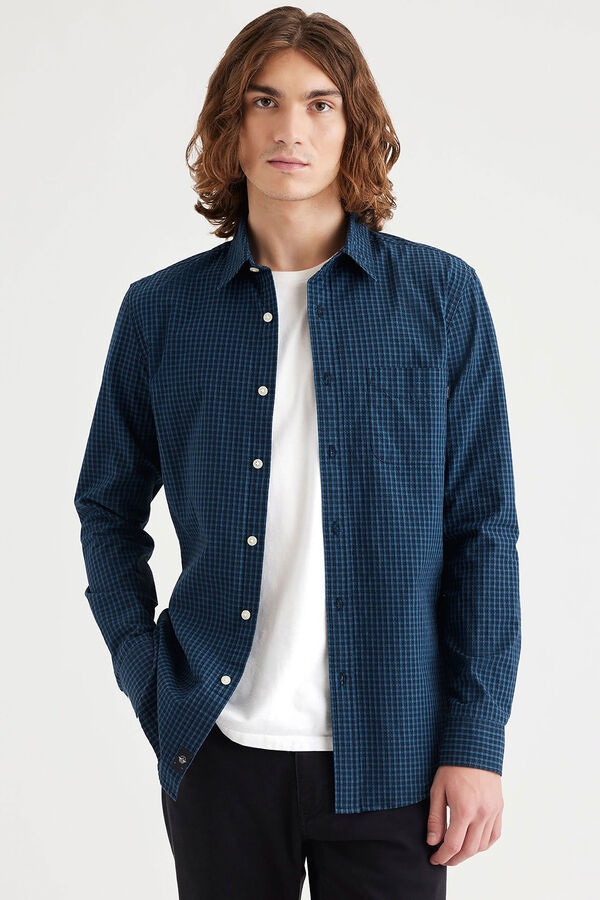 Dockers Camisa abotonada slim fit Icon Azul marino