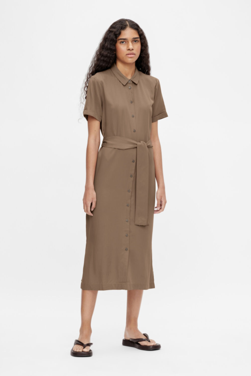 Object Vestido camisero largo