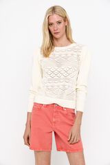 Cortefiel Bermuda vaqueira conforto Vermelho