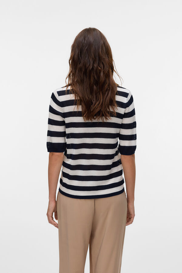 Vero Moda Polo de malha manga curta  Azul