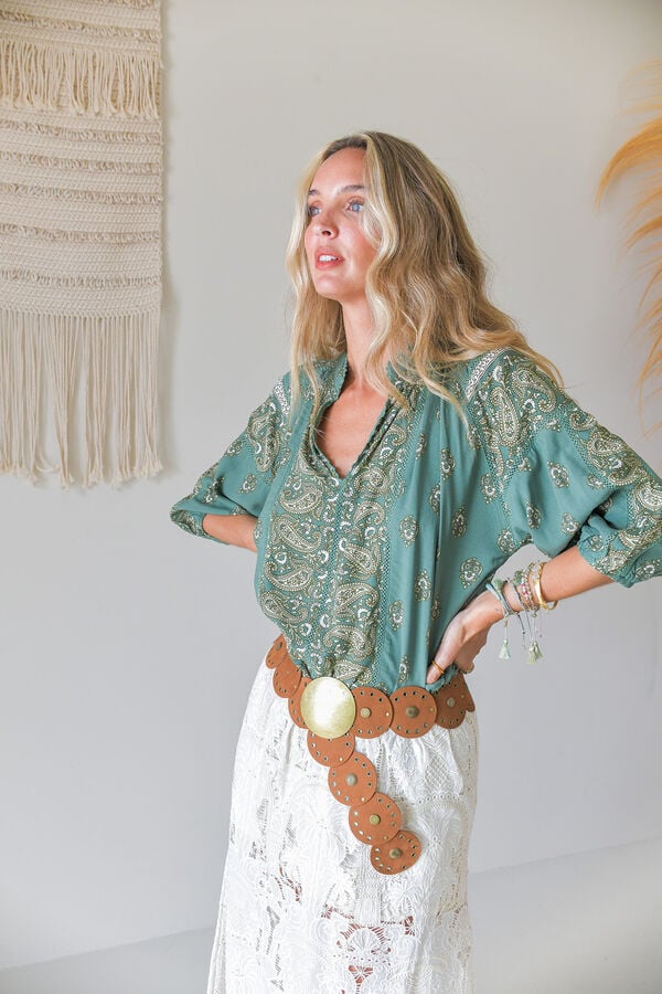 Jaase Blusa de manga comprida Verde