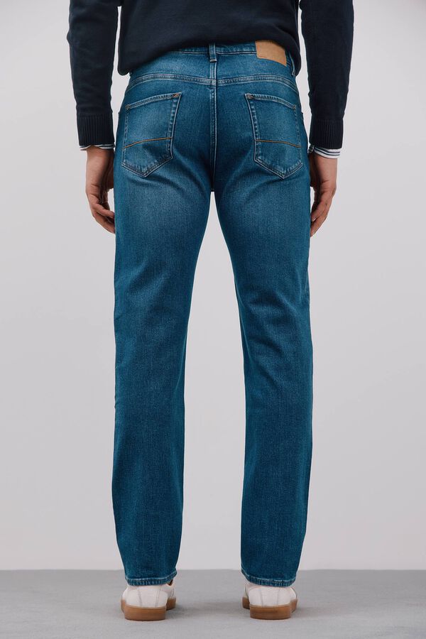 Cortefiel Jeans straight fit Azul