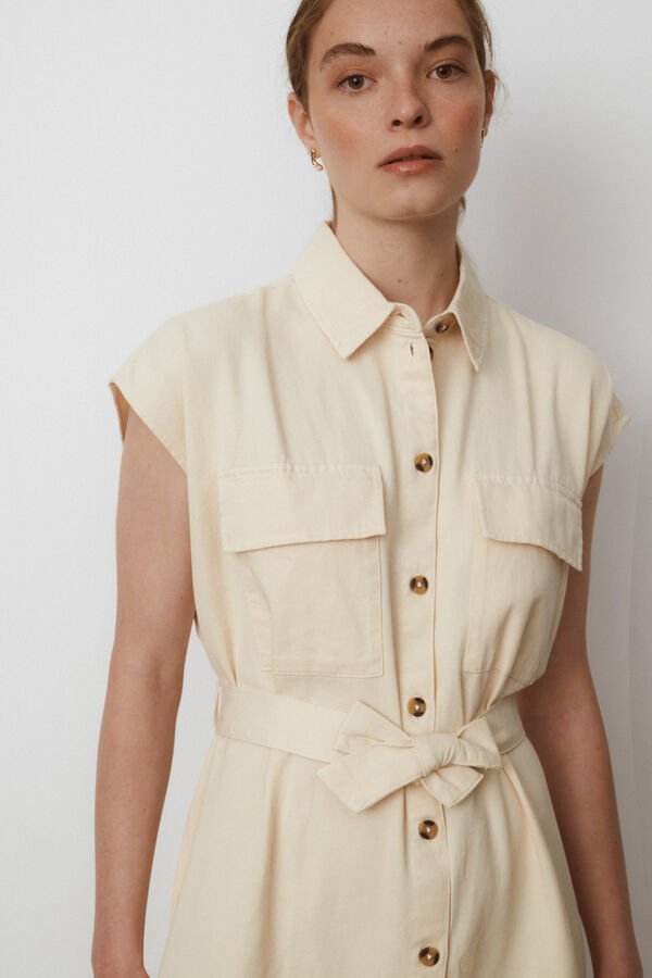 Vila Vestido curto saariano Cinzento