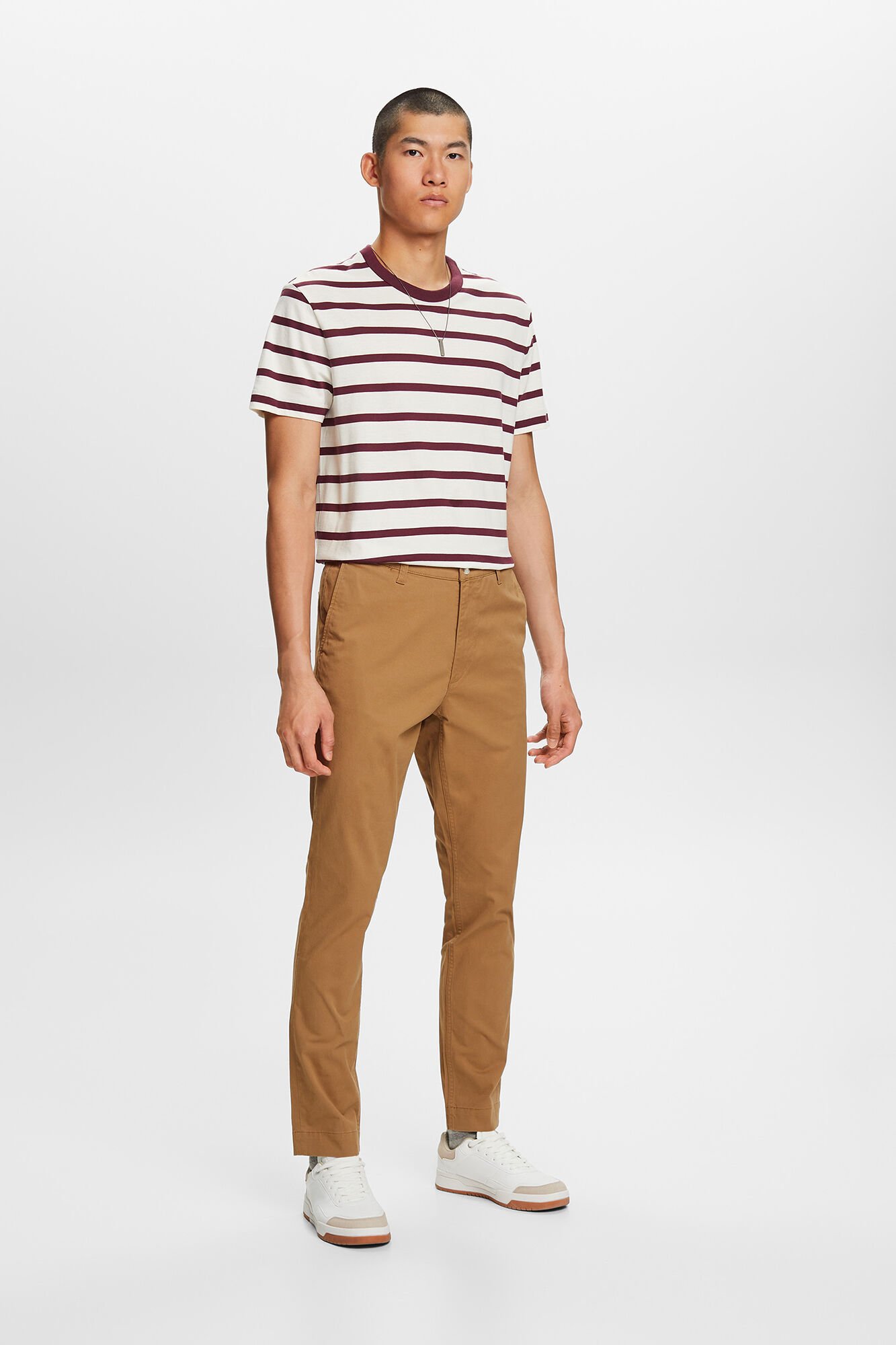 Esprit Pantal&oacute;n chino b&aacute;sico slim fit