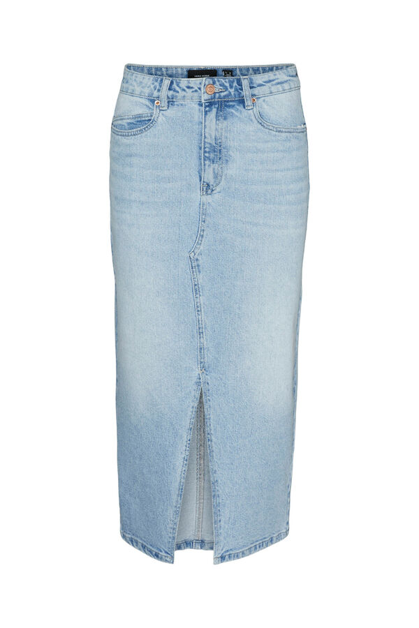 Vero Moda Falda vaquera midi Azul