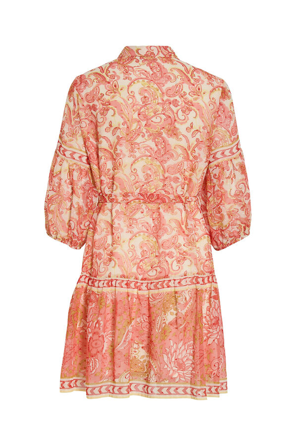 Vila Vestido curto camiseiro Cinzento