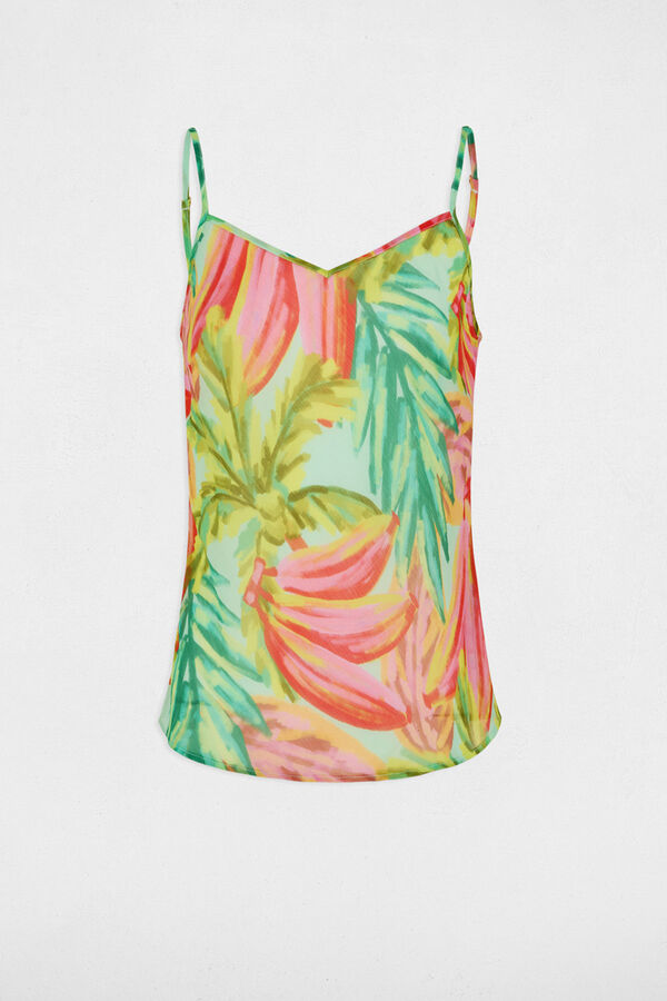 Morgan Top estampado tirantes finos Multicolor