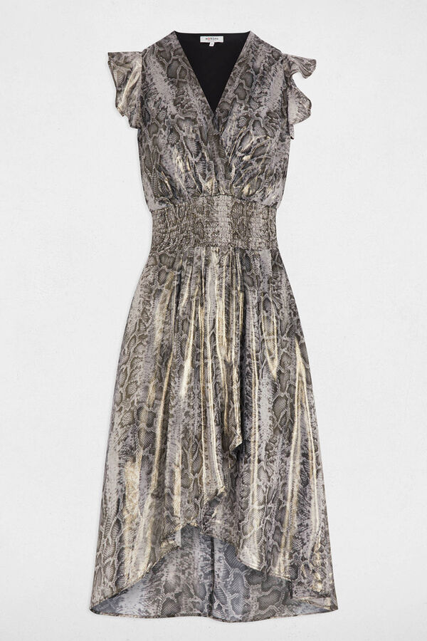 Morgan Vestido largo cruzado Multicolor