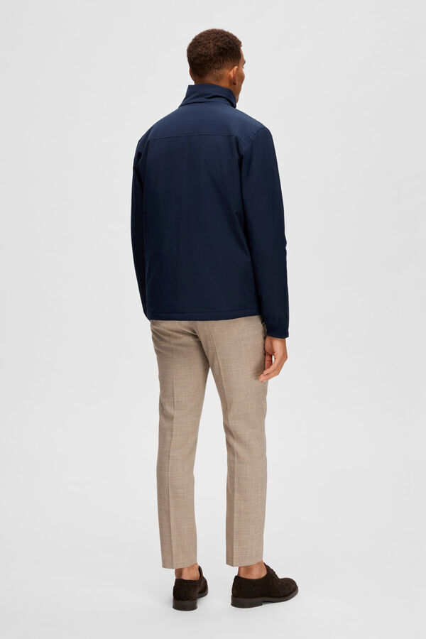 Selected Casaco curto imperme&aacute;vel 100% sustent&aacute;vel Cinzento