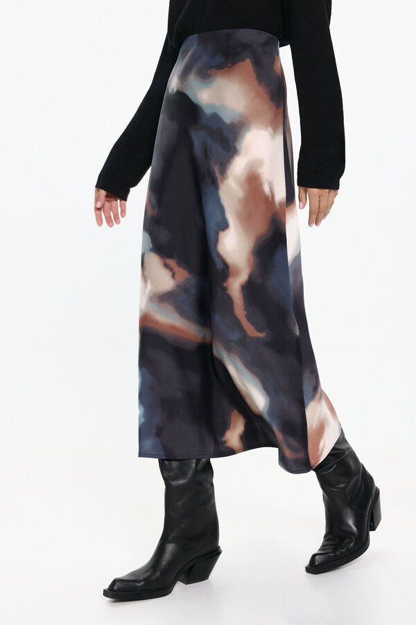 Vero Moda Falda estampada larga Multicolor