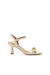 Maria Mare Sandalia de tac&oacute;n Luin Beige