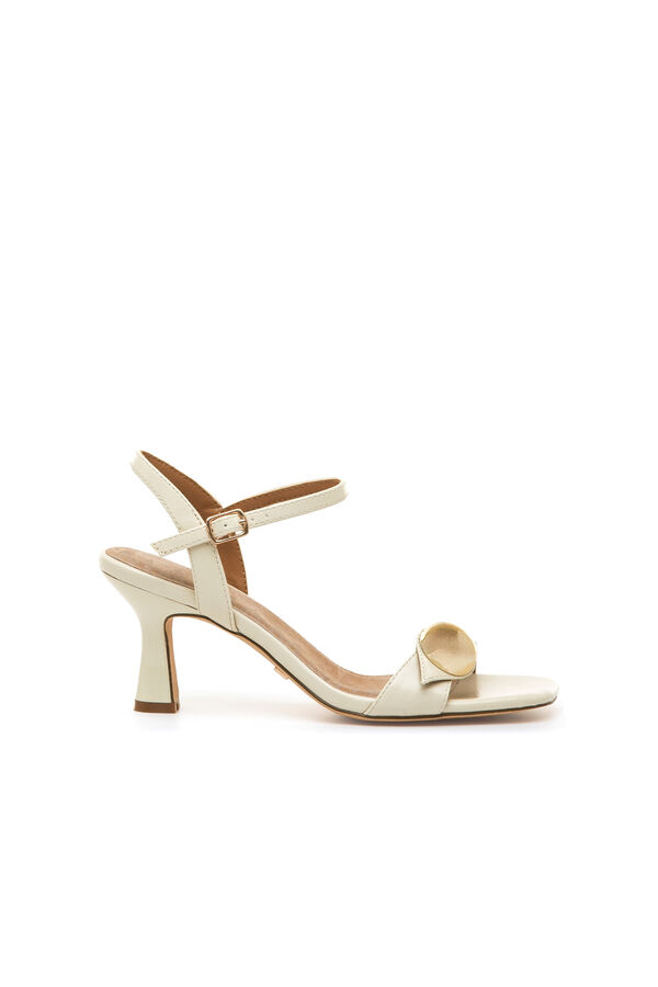 Maria Mare Sandalia de tac&oacute;n Luin Beige