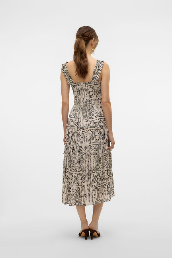 Vero Moda Vestido fresco elástico Cinzento