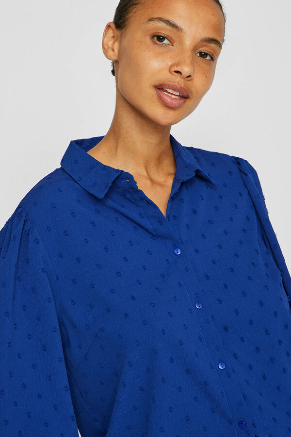 Vila Blusa plumeti Azul marino