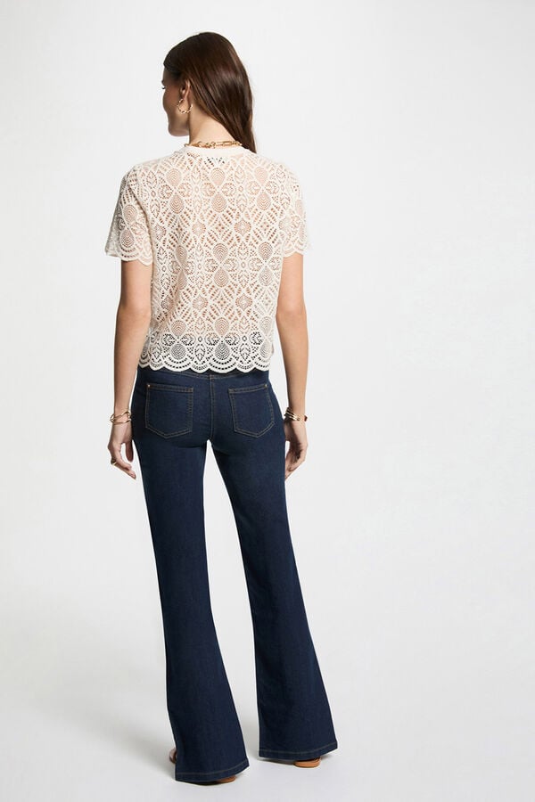 Morgan Vaquero boot- cut Azul marino