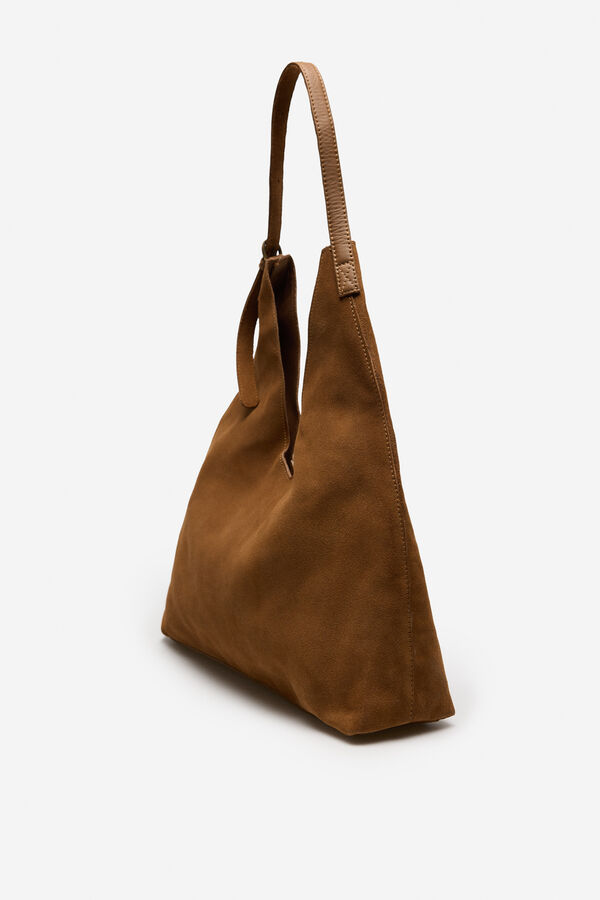 Cortefiel Bolso hobo piel Camel