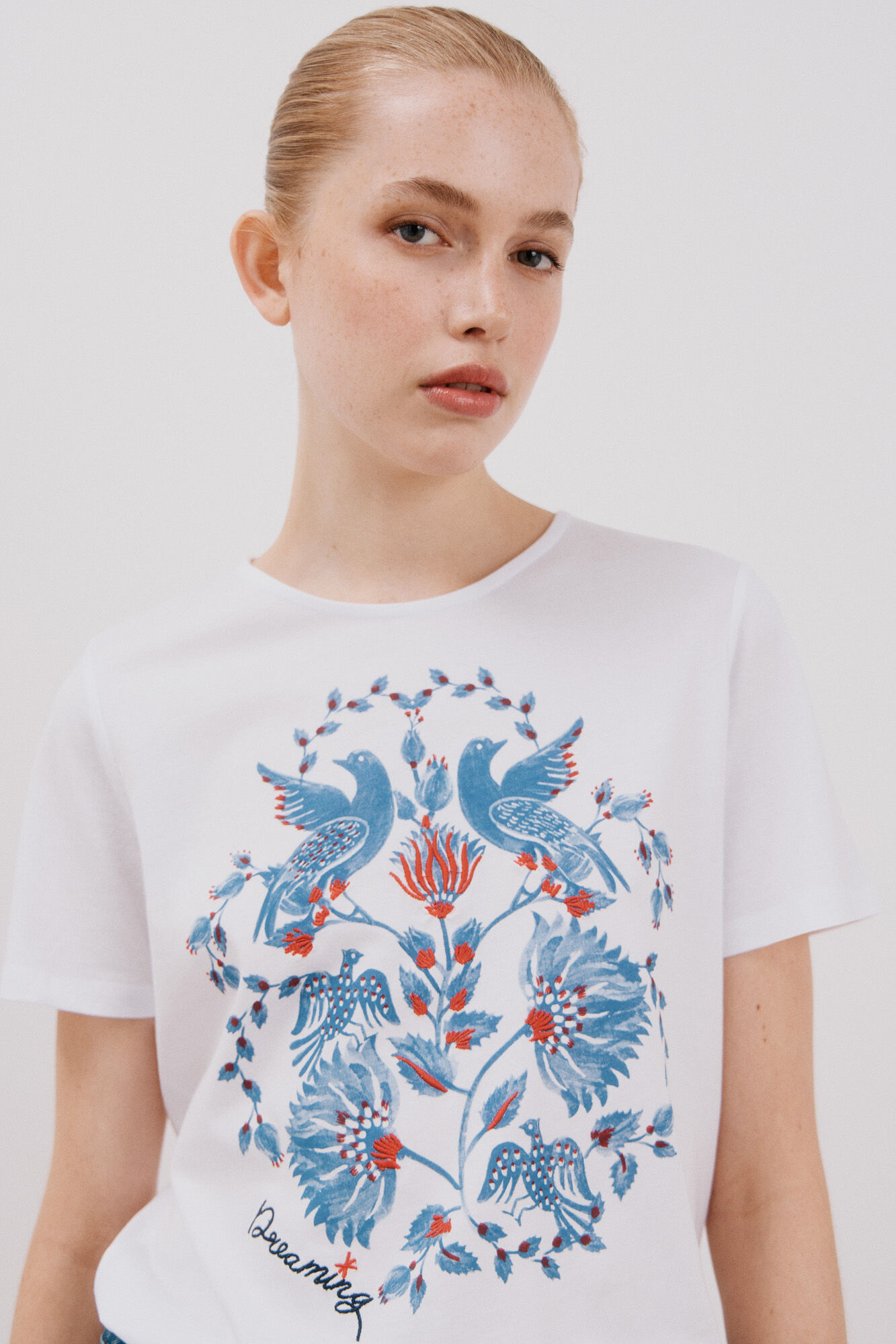 Cortefiel Camiseta estampada