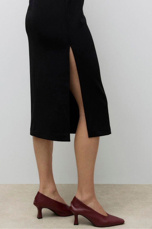 Vero Moda Vestido midi de tirantes Negro