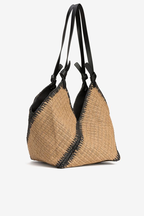 Vilanova Mala tote bag com al&ccedil;as pretas Preto