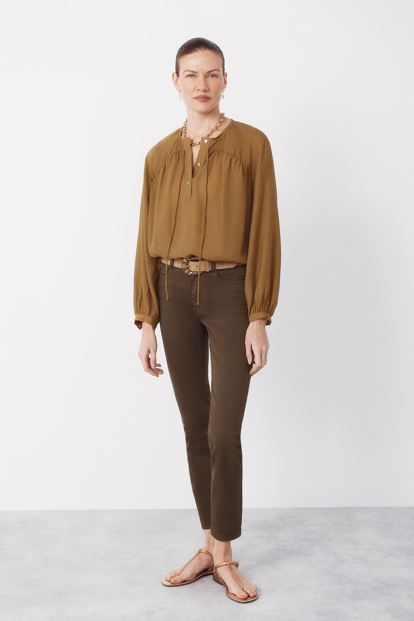 Cortefiel Blusa cord&oacute;n