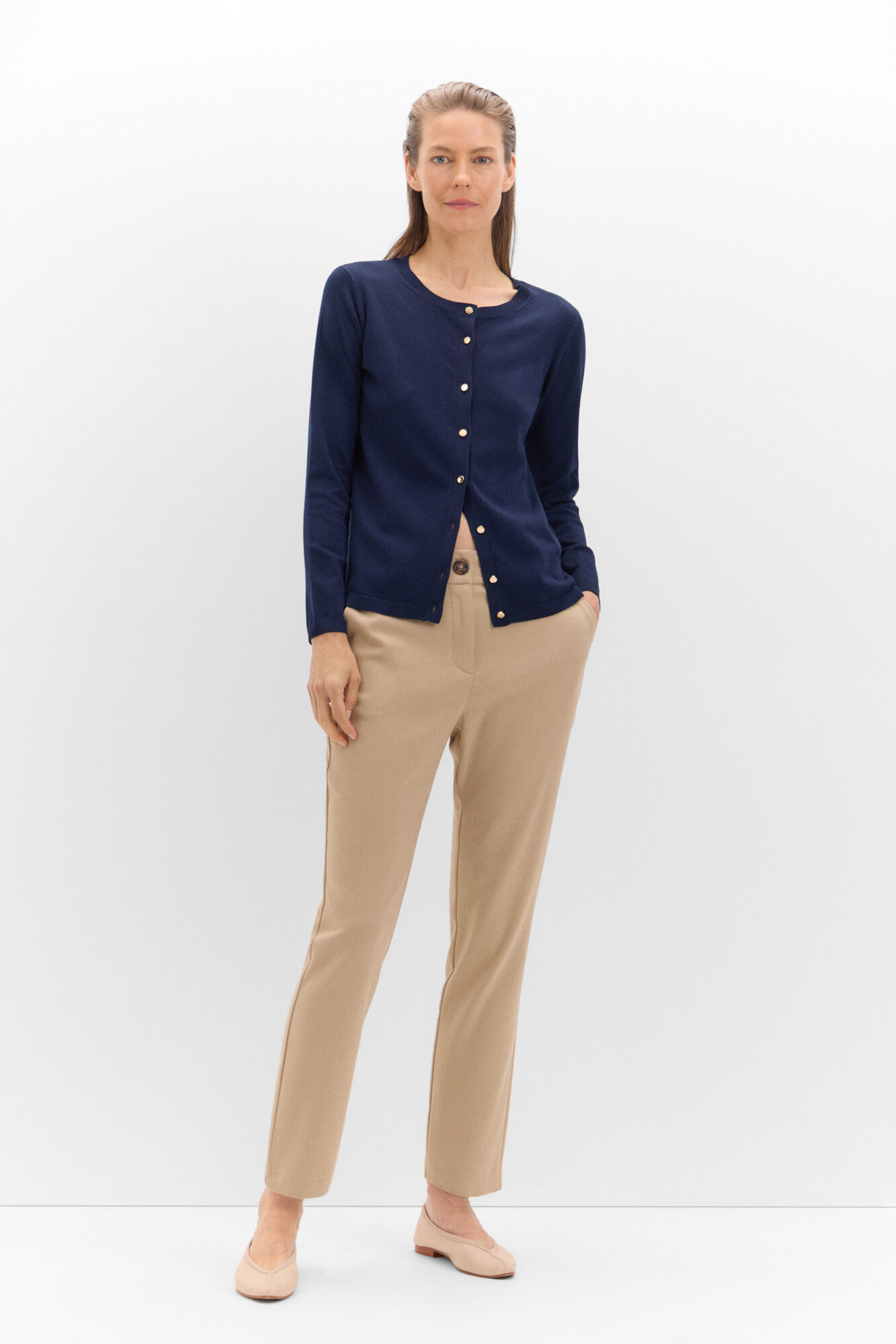 Cortefiel Casaco b&aacute;sico de malha