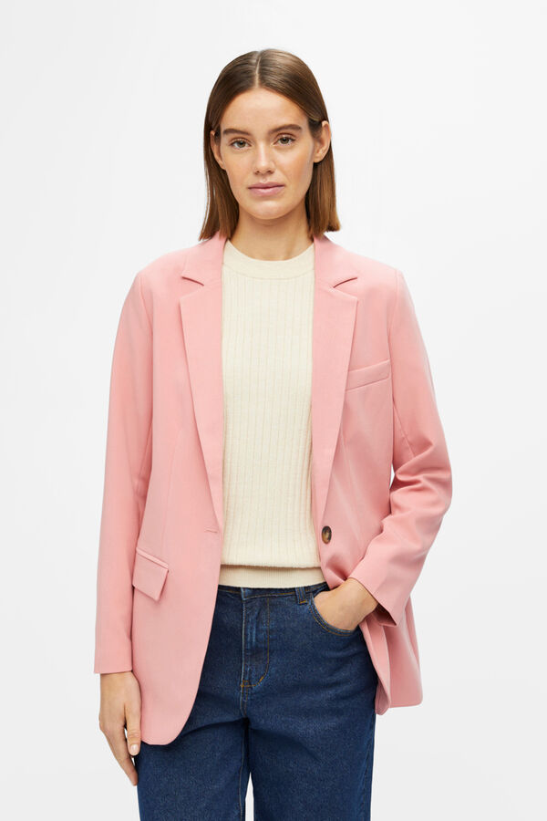 Object Blazer cl&aacute;sica Rosa