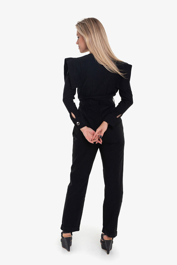 Cupl&eacute; Mono solapas laterales Negro