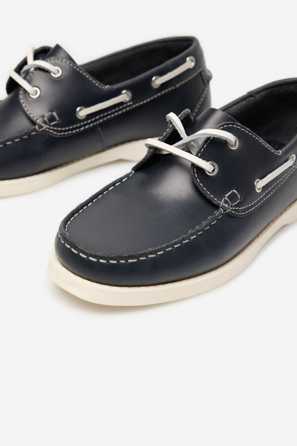 Cortefiel Sapato n&aacute;utico Azul