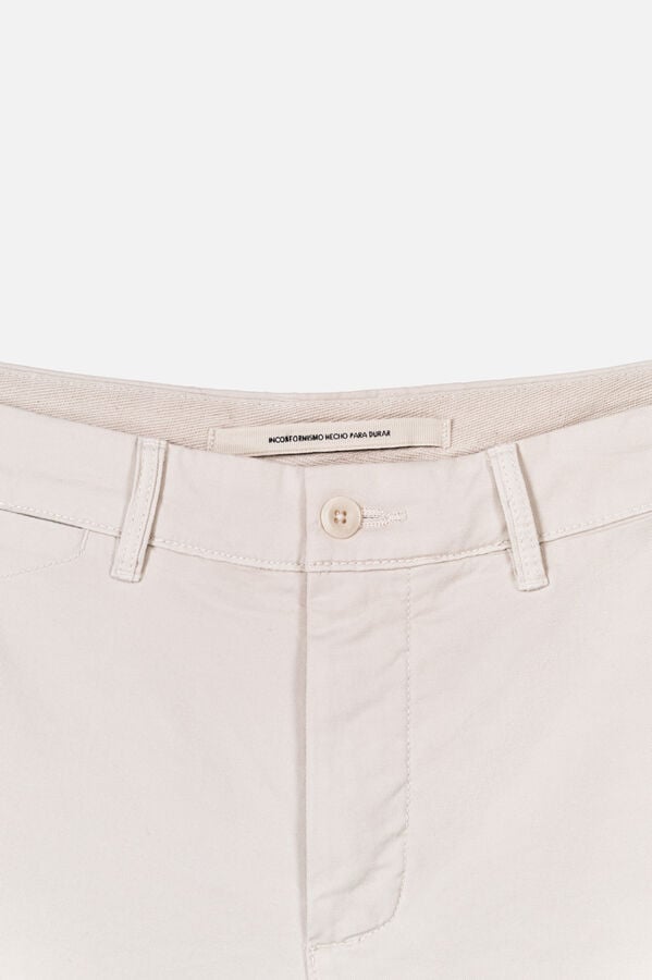 OOTO Bermuda chino Ecru