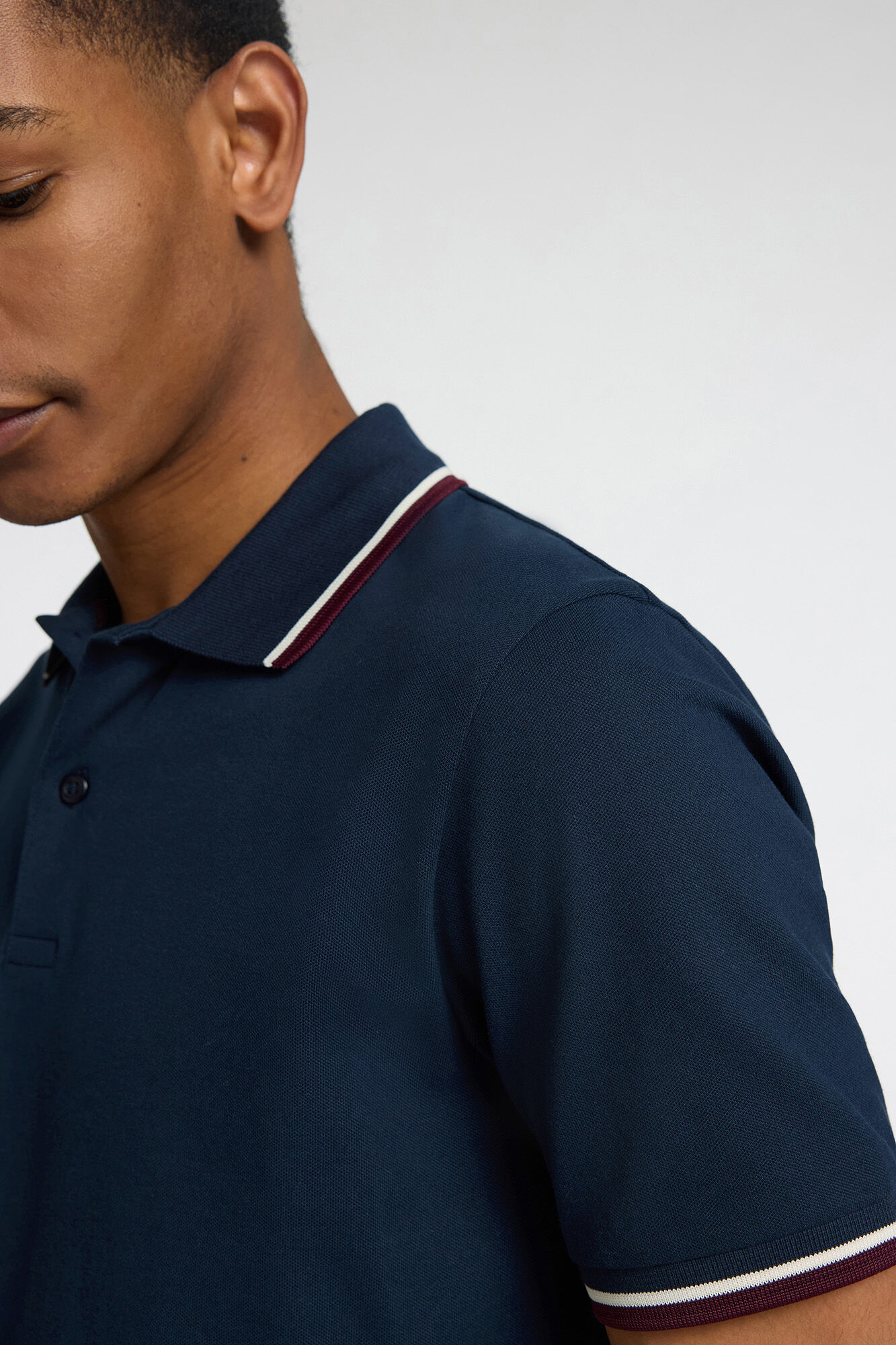 Selected Polo manga curta piqu&eacute;
