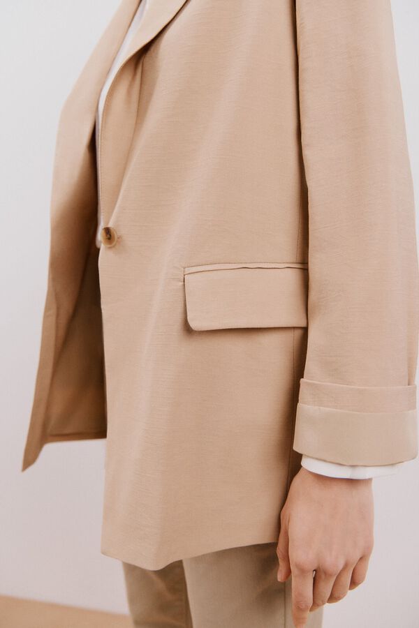 Cortefiel Blazer leve Tostado