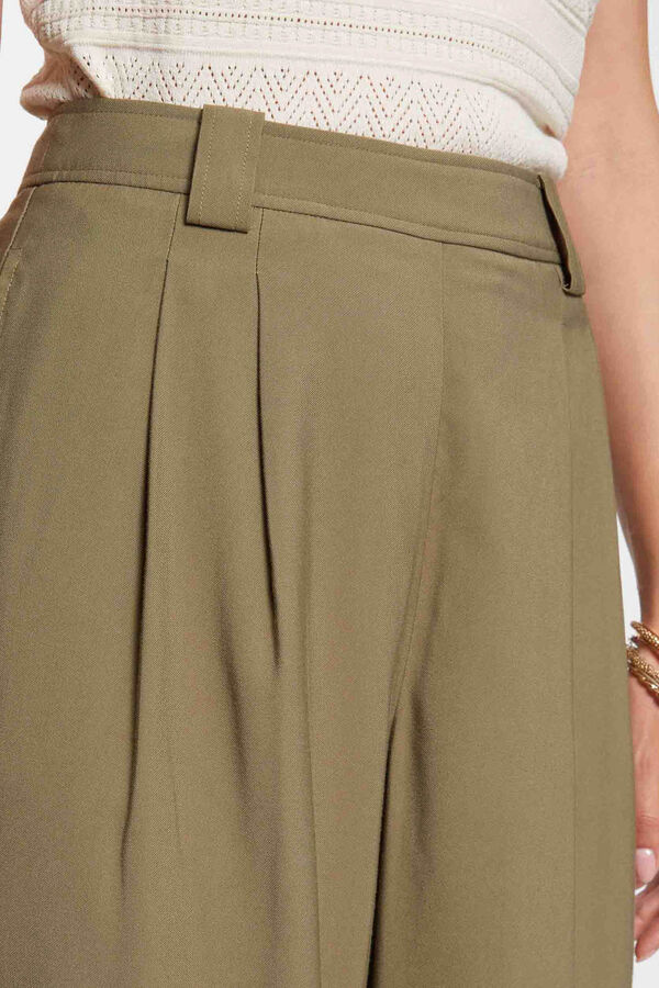 Morgan Pantal&oacute;n pernera ancha holgado Verde