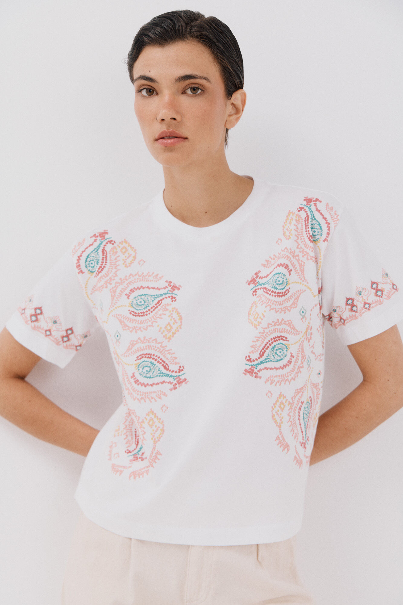 Cortefiel Camiseta estampada