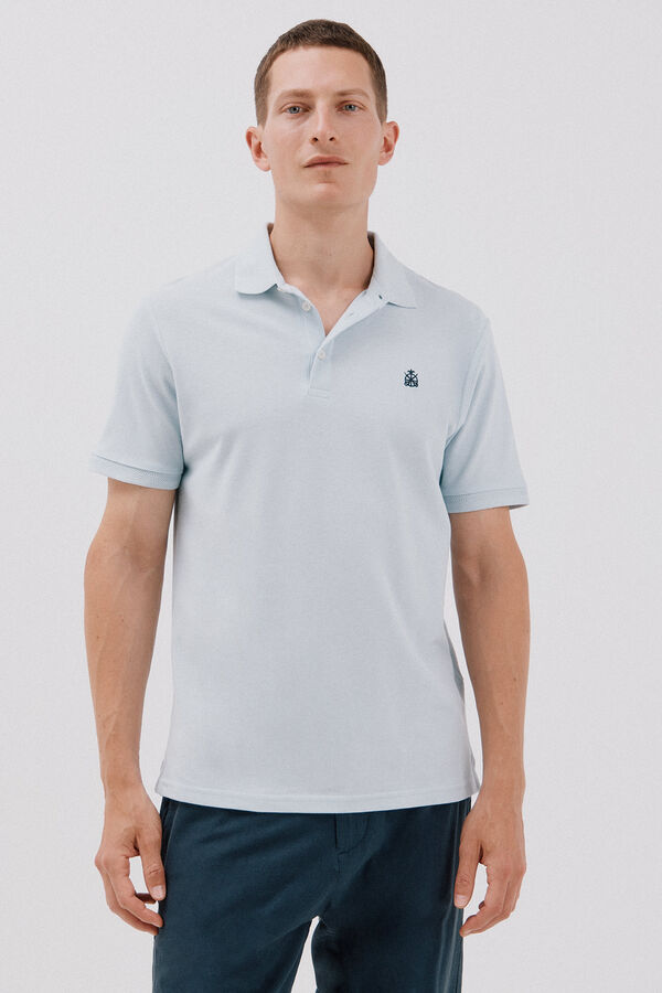 Cortefiel Polo piqu&eacute; Azul