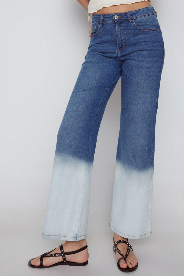 Slowlove Vaquero Palazzo Degrad&eacute; Azul oscuro