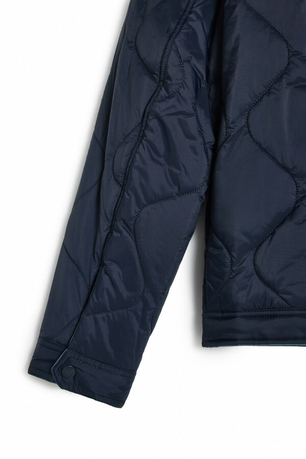 OOTO Blusão reversível Azul