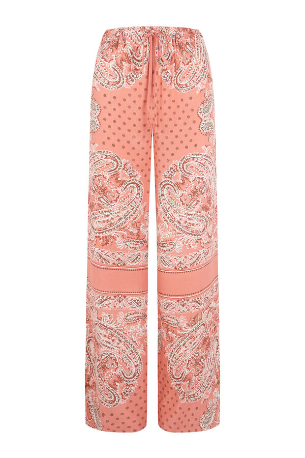 Slowlove Pantal&oacute;n fluido estampado Multicolorido