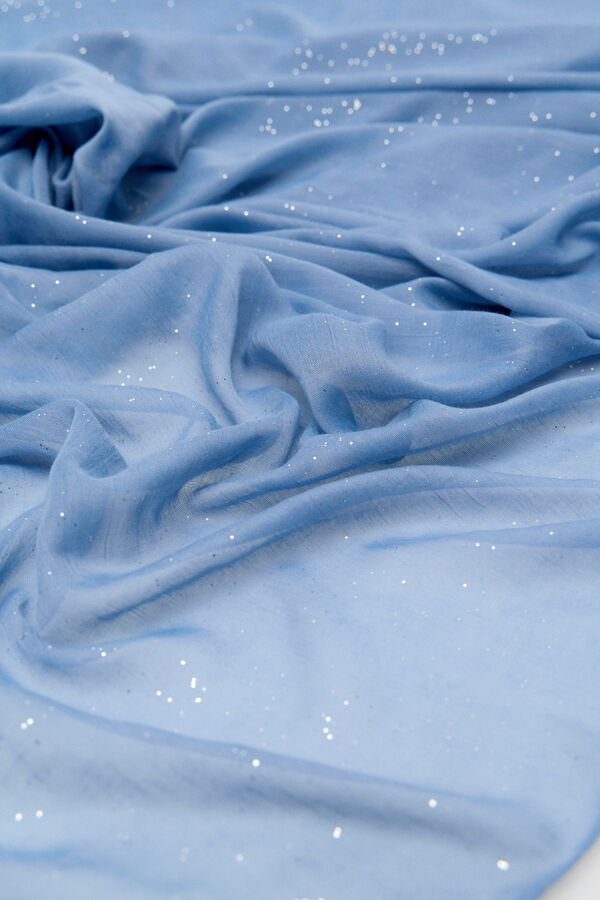 Cortefiel Len&ccedil;o liso e brilhante Azul