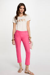 Morgan Calças de cigarro Subiu