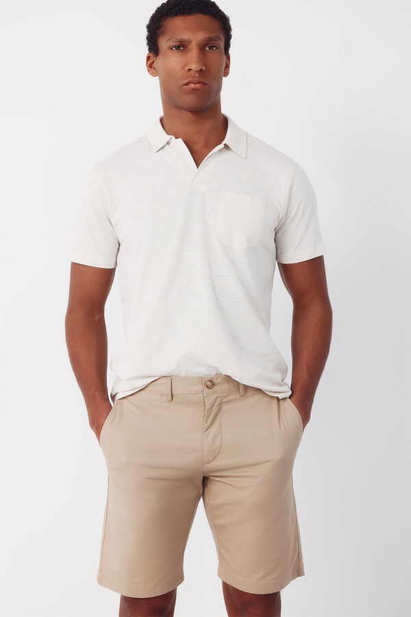 Cortefiel Bermuda chino ligero Beige