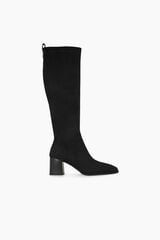 Lodi Botas de camur&ccedil;a com salto Preto