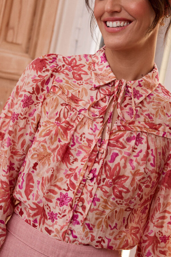 Pol&iacute;n Et Moi Camisa floral Nicola Subiu