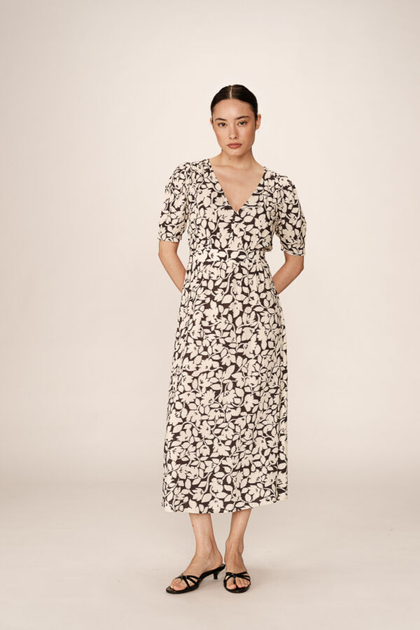 Grace & Mila Vestido longo regular fit Preto