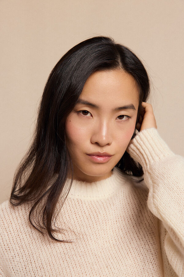 Slowlove Jersey b&aacute;sico Marfil