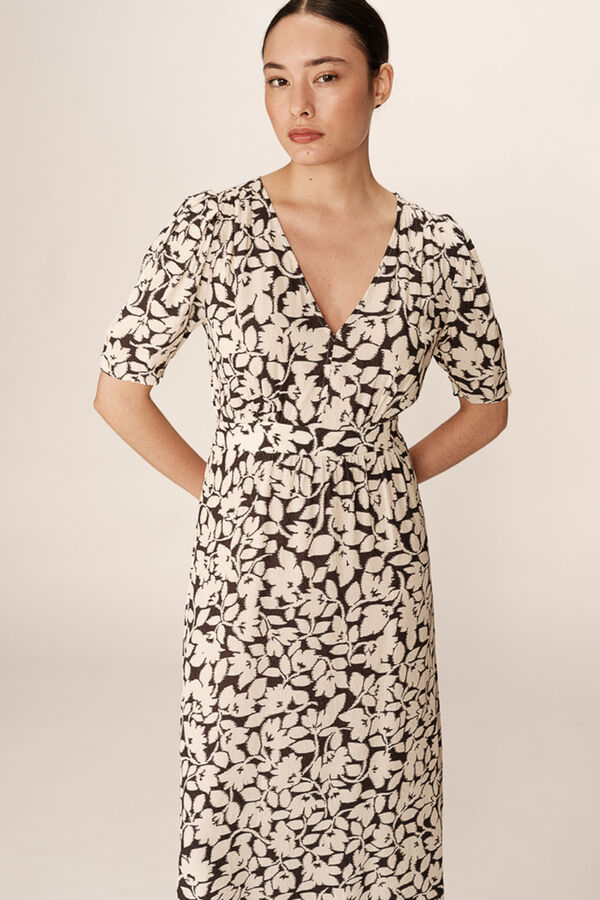 Grace & Mila Vestido longo regular fit Preto