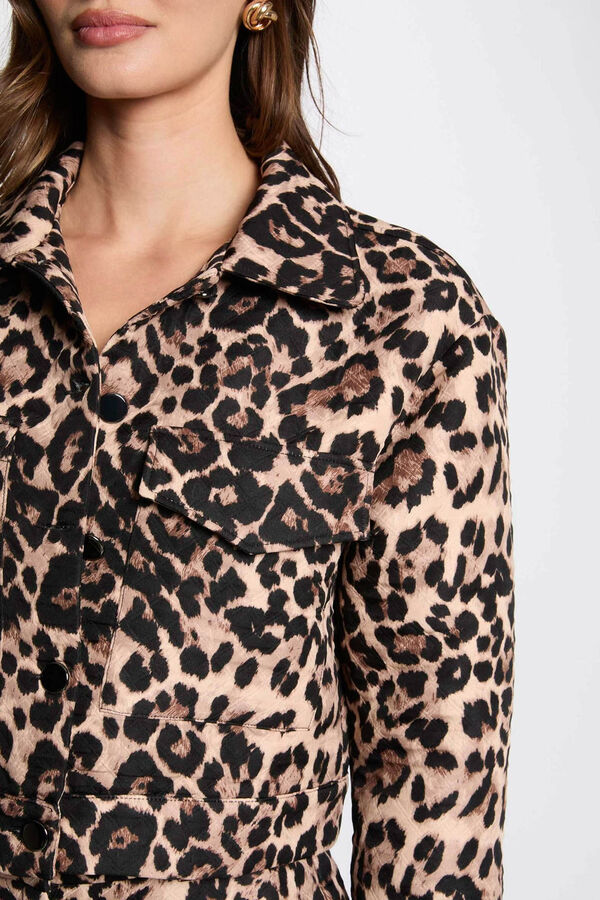 Morgan Jaqueta curta estampada Multicolorido