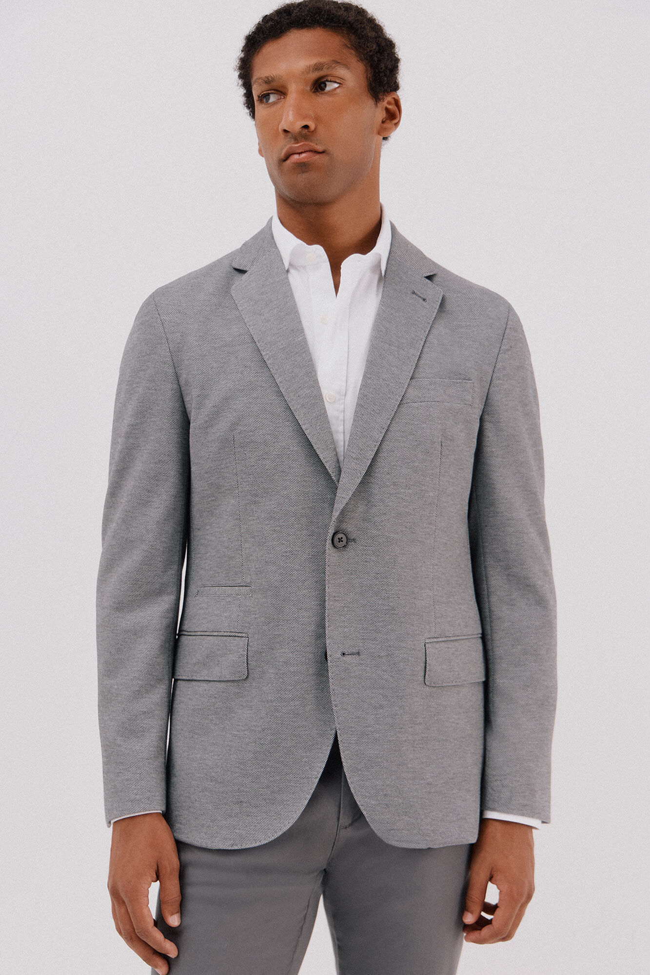 Cortefiel Blazer de malha 