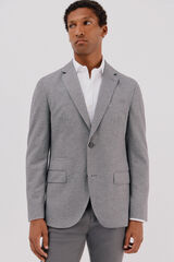 Cortefiel Blazer de malha  Cinzento