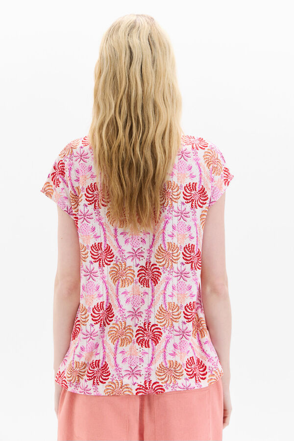 Cortefiel Camisola ponto ensopado Impressão